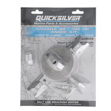 Комплект алюмінієвих анодів Quicksilver 8M6008006 для Yamaha 80-100hp
