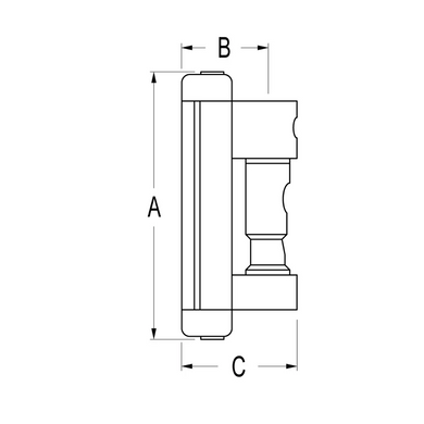 Каретка латы Ronstan Ballslide&trade; Series 8 Quick Release 105 х 51 мм