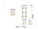 Лампа LED 27xSMD - G4, білий теплий 2700K Ø 9,8 x 40,0 мм