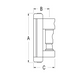 Каретка латы Ronstan Ballslide&trade; Series 8 Quick Release 105 х 51 мм