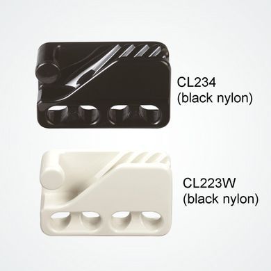 Стопор для кранців Clamcleat CL234 Fender Cleat чорний - 10 шт
