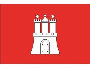 Прапор Гамбурга, 20х30 см