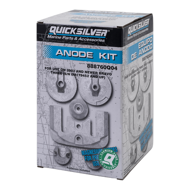 Комплект магнієвих анодів Quicksilver 888760Q04 для Mercruiser Bravo III