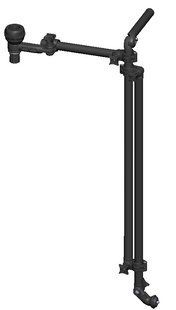 Тримач трансдьюсера Garmin Panoptix LiveScope у збірці із замком LSp1000 чорний BORIKA FASTen