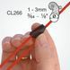 Стопор Clamcleat CL266 G Mini Line-Lok&reg; - 12 шт