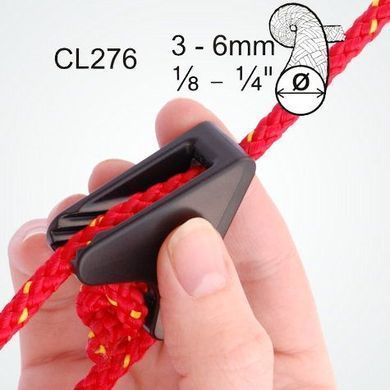 Стопор Clamcleat CL276 R black Medium Line-Lok&reg; - 4 шт