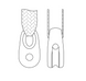 Блок Ronstan RF662 Series 20 Utility AP двохшківний - &Oslash;20