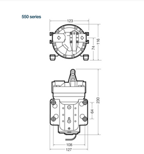 Самовсмоктуючий насос для кондиціонера Velair, 200W