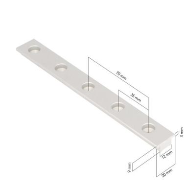 Погон стаксель-шкота Т-образный Pfeiffer Marine 20 x 3 мм 1,0 м