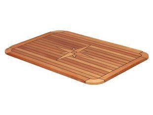 Тиковая столешница Classic Soft 37 x 60 см