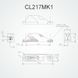 Стопор Clamcleat CL217 Mk1 Side Entry Mk1 Правий борт