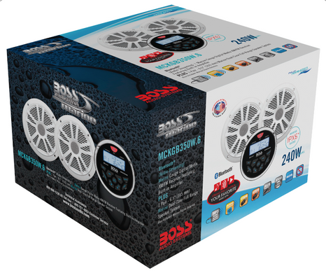 Комплект мультимедиа системы Boss MRG350 - белый