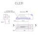 Стопор з клюзом Clamcleat CL231 Midi 4-8 мм - 10 шт