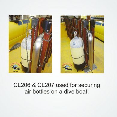 Стопор латеральний Clamcleat CL206 Lateral Правий борт