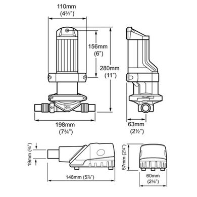 Помпа Whale Bilge IC 12V