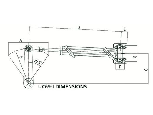 Гидравлическая система Ultraflex GOTECH-I - для стационарных двигателей до 115 л.с.