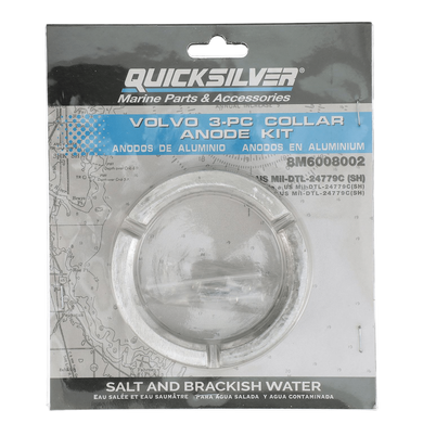 Комплект алюмінієвих анодів Quicksilver 8M6008002 для колонок Volvo