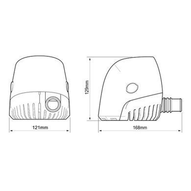 Автоматический насос Whale Orca 1300 с сенсором 12V