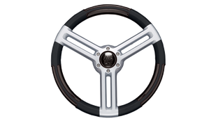 Штурвал Ultraflex Doria чорний/хром, 350 мм