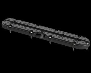 Монтажная площадка BORIKA FASTen TRk255 L-255 мм с Т-пазом для монтажа замков Fs218