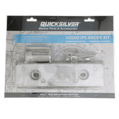 Комплект алюмінієвих анодів Quicksilver 8M6008012 для колонок Volvo IPS