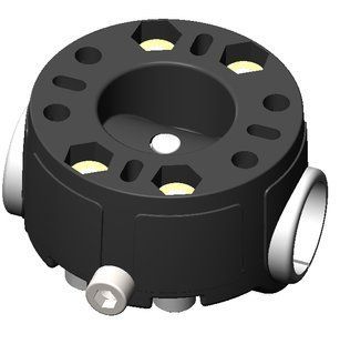 Монтажная площадка для установки на трубу &Oslash; 22, 25 мм BORIKA FASTen Mr125 black