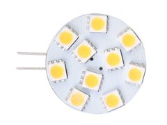 Лампа LED 10xSMD - G4, білий теплий 3000K Ø 30 мм