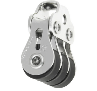 Блок Ronstan RF15302 Series 15 Utility BB трьохшківний - &Oslash;15 мм
