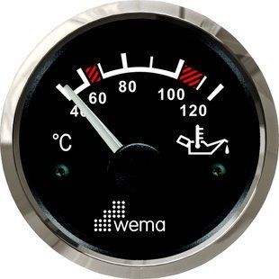 Указатель температуры масла WEMA Silverline - Чёрный