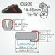 Стопор Clamcleat CL239 Major с предохранителем 10-16 мм