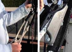 Стопор с роликом Clamcleat CL230 Racing Junior MK1