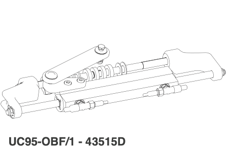 Гидравлический цилиндр Ultraflex UC95-OBF/1
