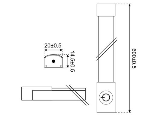 Світлодіодна планка 123xSMD - 3,5x1,35DC Talamex