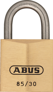Навесной замок Abus 85IB/30, латунь, нерж. сталь - 6 замков, 1 ключ