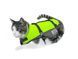 Рятувальний жилет для котів Besto Cat Deluxe - 0-3 кг - Жовтий/чорний